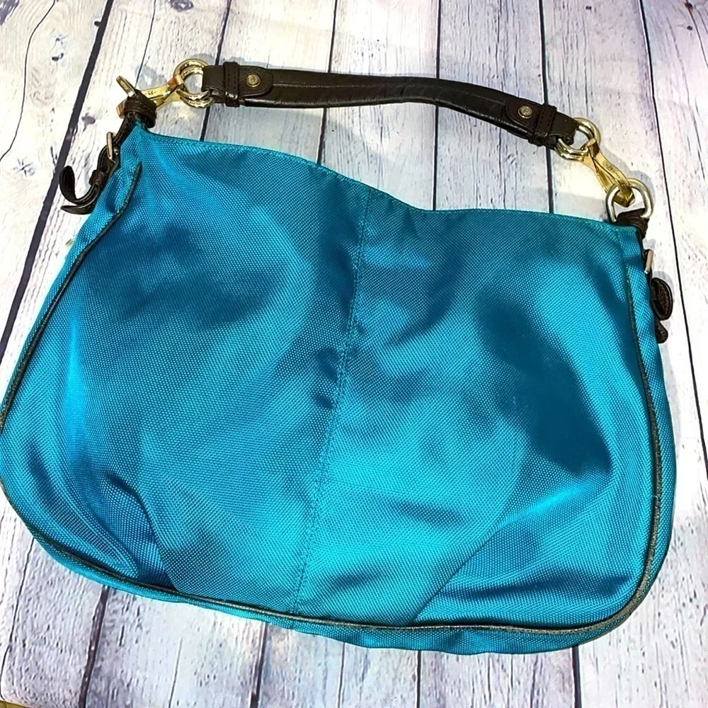 JPK PARIS 75 Teal hobo bag